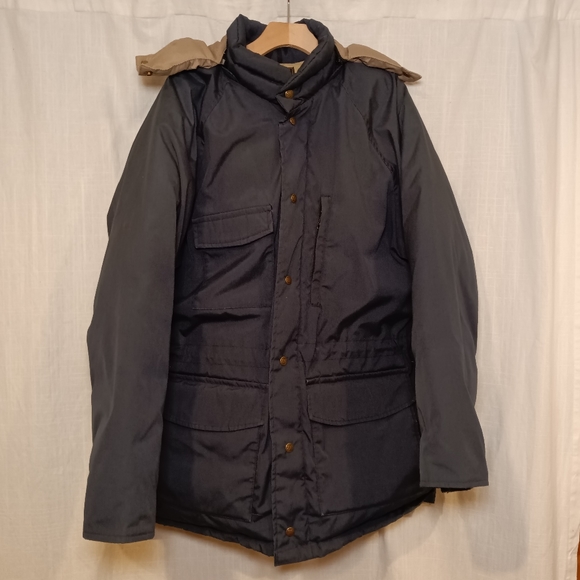VTG Goose Down Eddie Bauer Puffer Coat with Hood - Picture 1 of 16